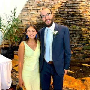 VINTAGE 90s/Y2K Lemon-Yellow J. Crew Sundress/Sheath